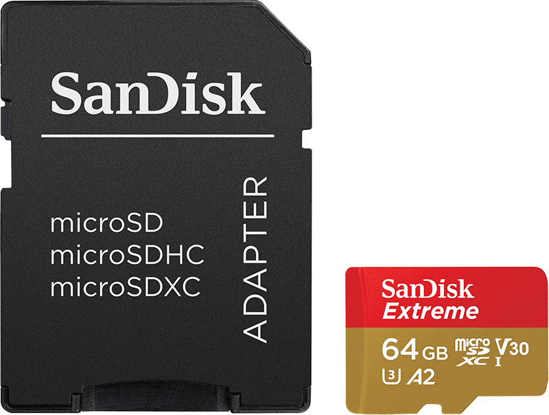 Sandisk Microsdxc Extreme 64gb + Rescue Pro Dl