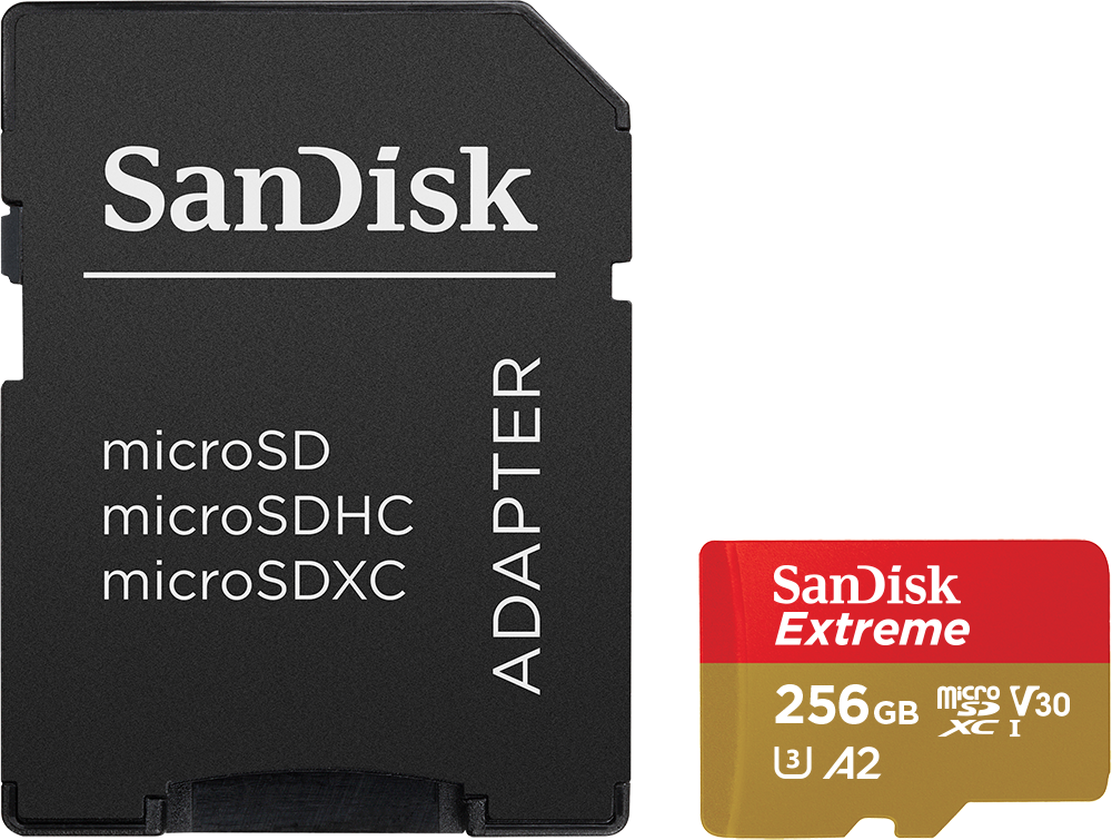 Sandisk Microsdxc Extreme 256gb + Rescue Pro Dl