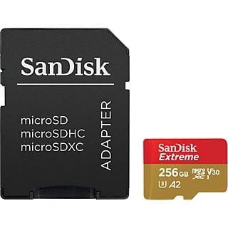 SANDISK MicroSDXC Extreme 256GB + Rescue Pro DL