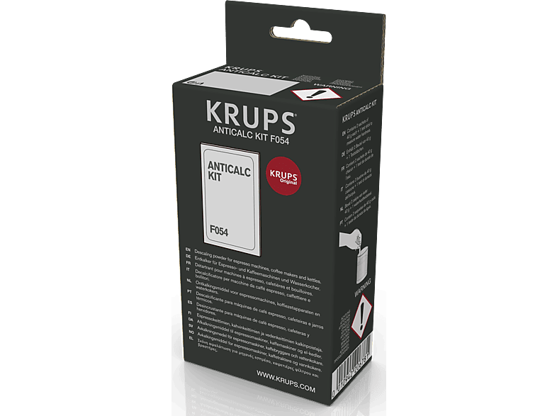 Kit antical  KRUPS F 054001 B Kit Descalcificación, Pack de 2 unidades,  Compatible con cafeteras y hervidores