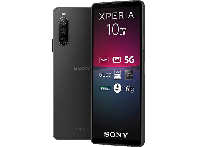 SONY XPERIA 10 IV 128 GB Black Dual SIM 128 Black Ja Smartphone ...