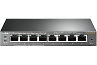 TP-LINK Desktop switch Easy Smart 8 Gigabit-poorts met 4 PoE+ poorts (TL-SG108PE)