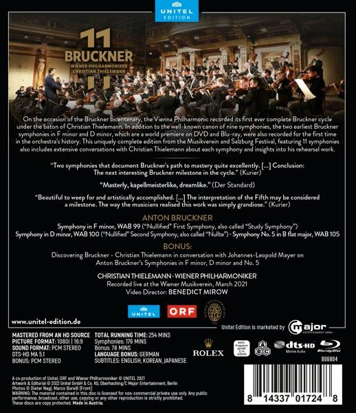 Christian Thielemann Wiener Philharmoniker - Bruckner 11  - (Blu-ray)