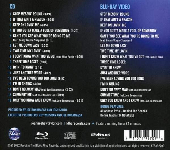The + Disc) Blues - Blu-ray Taylor Joanne (CD Shaw - - (CD+Blu-ray) From Heart Live