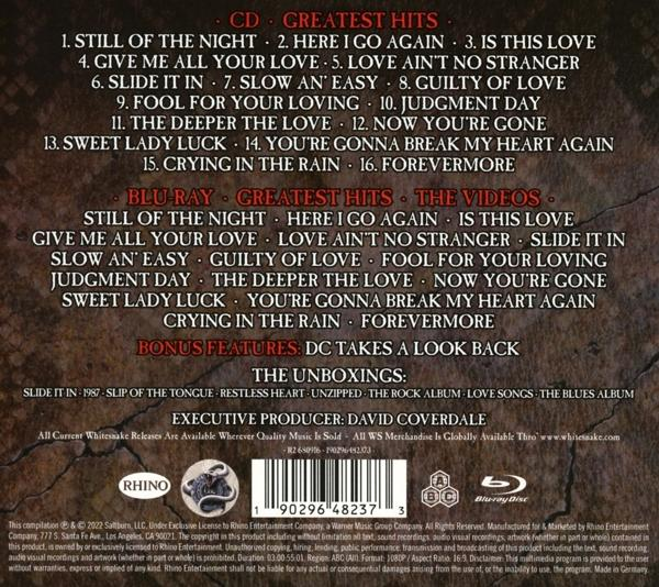 Whitesnake - Greatest Hits CD + Blu-ray