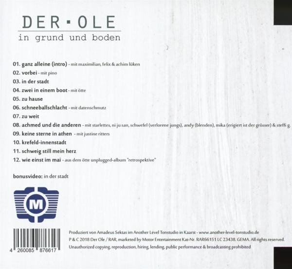 Der Ole - In Grund Und Boden  - (CD)