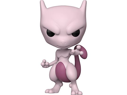 FUNKO POP! Games: Pokémon - Mewtu (Jumbo-sized POP!) - Figurine de collection (Rose/bordeaux/noir)