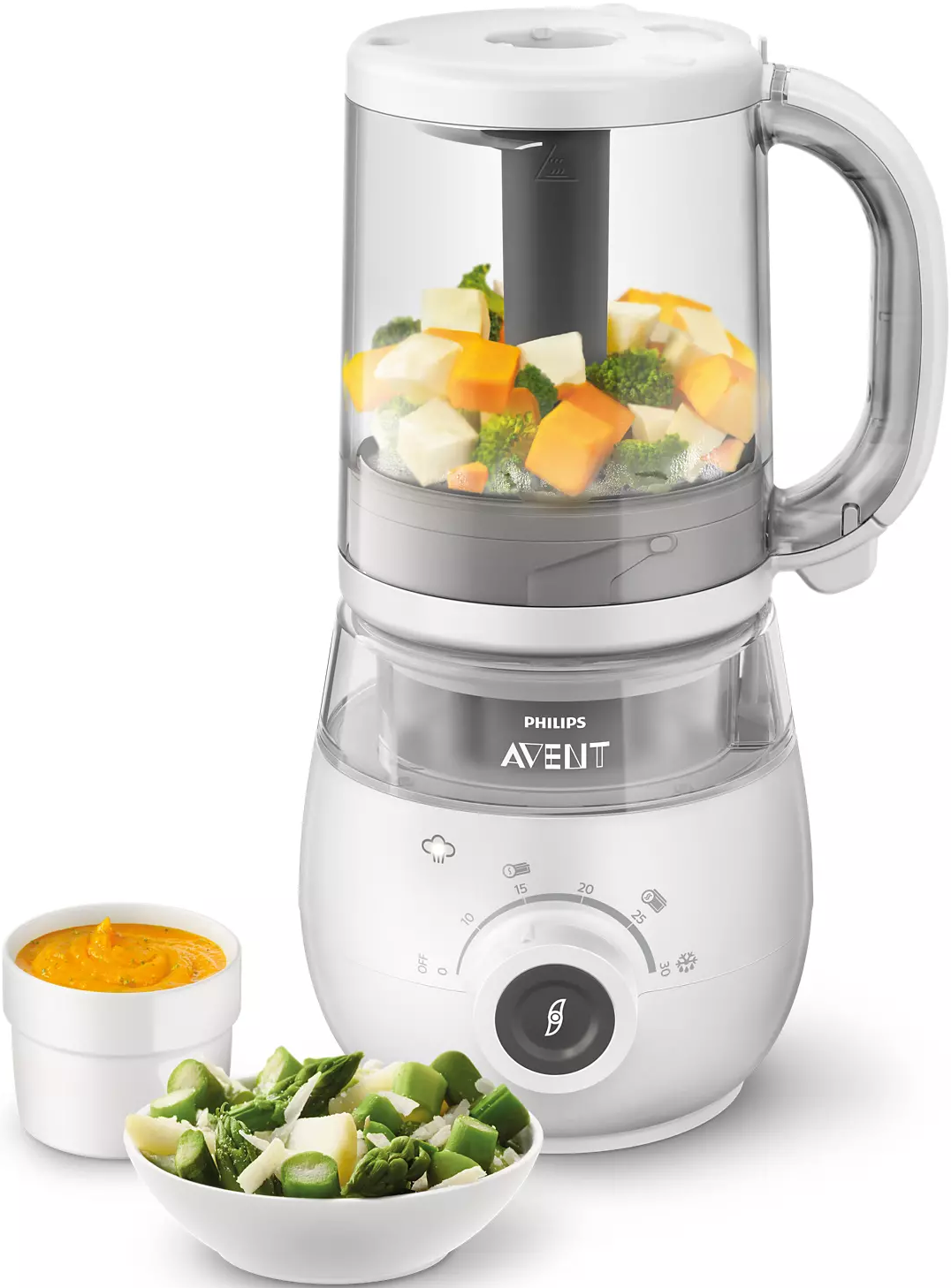 PHILIPS AVENT SCF883/02 - Babynahrungszubereiter (Grau/Weiss)