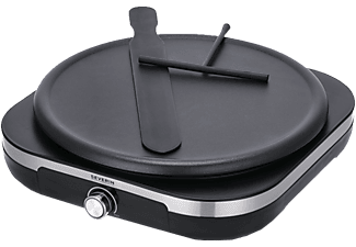 SEVERIN CM 2199 - Crêpes Maker (Edelstahl/Schwarz)