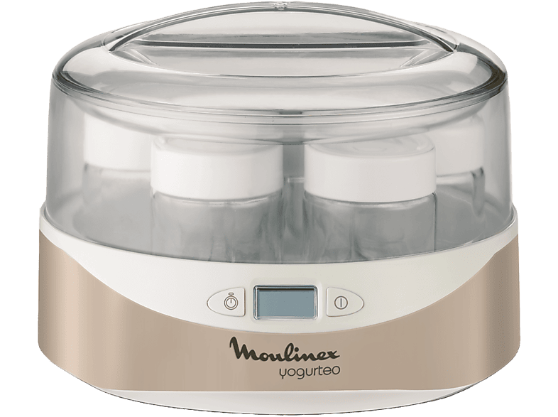 Duronic YM2 Yogurtera con Temporizador 20W con 8 Tarros para Yogurtera de  125ml