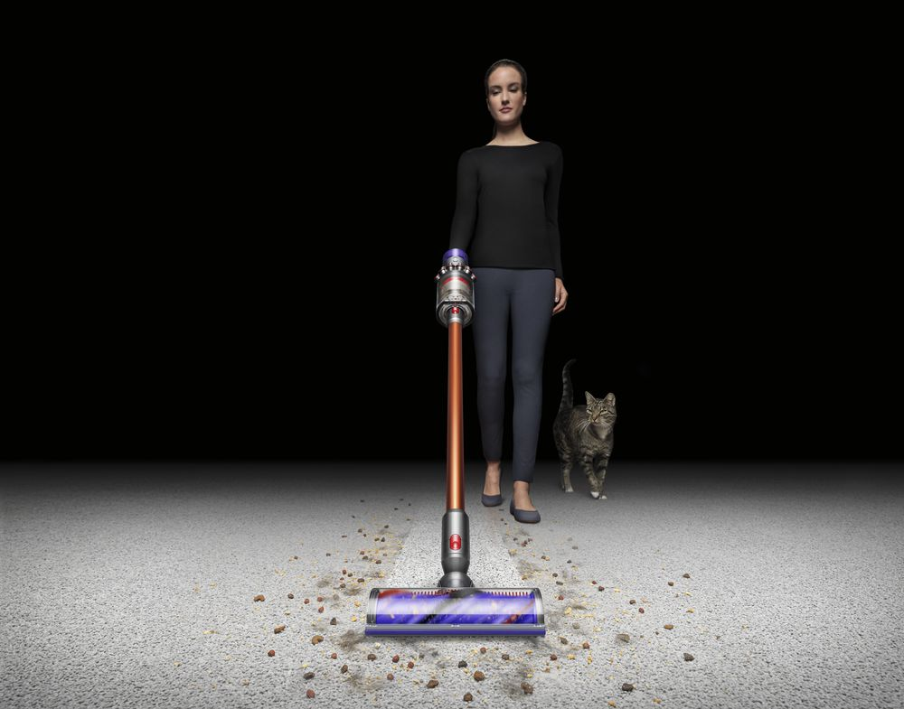 DYSON  V10 Absolute - Steelstofzuiger incl. kruimelzuiger - Accuduur 60 min - Nickel/Copper