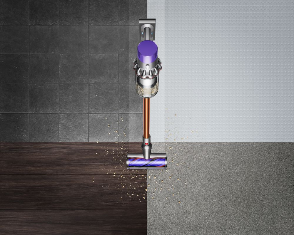 DYSON  V10 Absolute - Steelstofzuiger incl. kruimelzuiger - Accuduur 60 min - Nickel/Copper