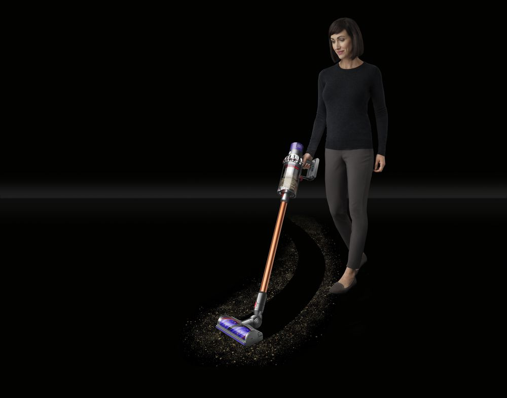DYSON  V10 Absolute - Steelstofzuiger incl. kruimelzuiger - Accuduur 60 min - Nickel/Copper