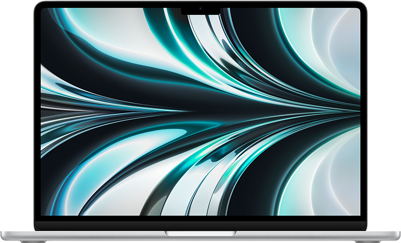 APPLE MacBook Air 2022 13,6" Liquid Retina ezüst Apple M2(8C/8C)/8GB/256GB (mlxy3mg/a)