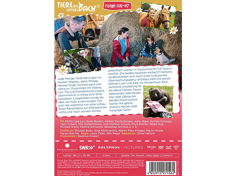 Thumbnail - Tiere bis unters Dach - Staffel 9 DVD