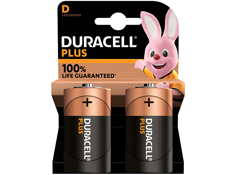 Duracell Alka Plus D X2 afbeelding