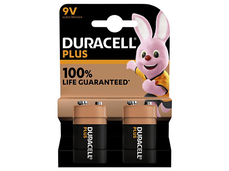 Duracell Alka Plus 9v X2 afbeelding