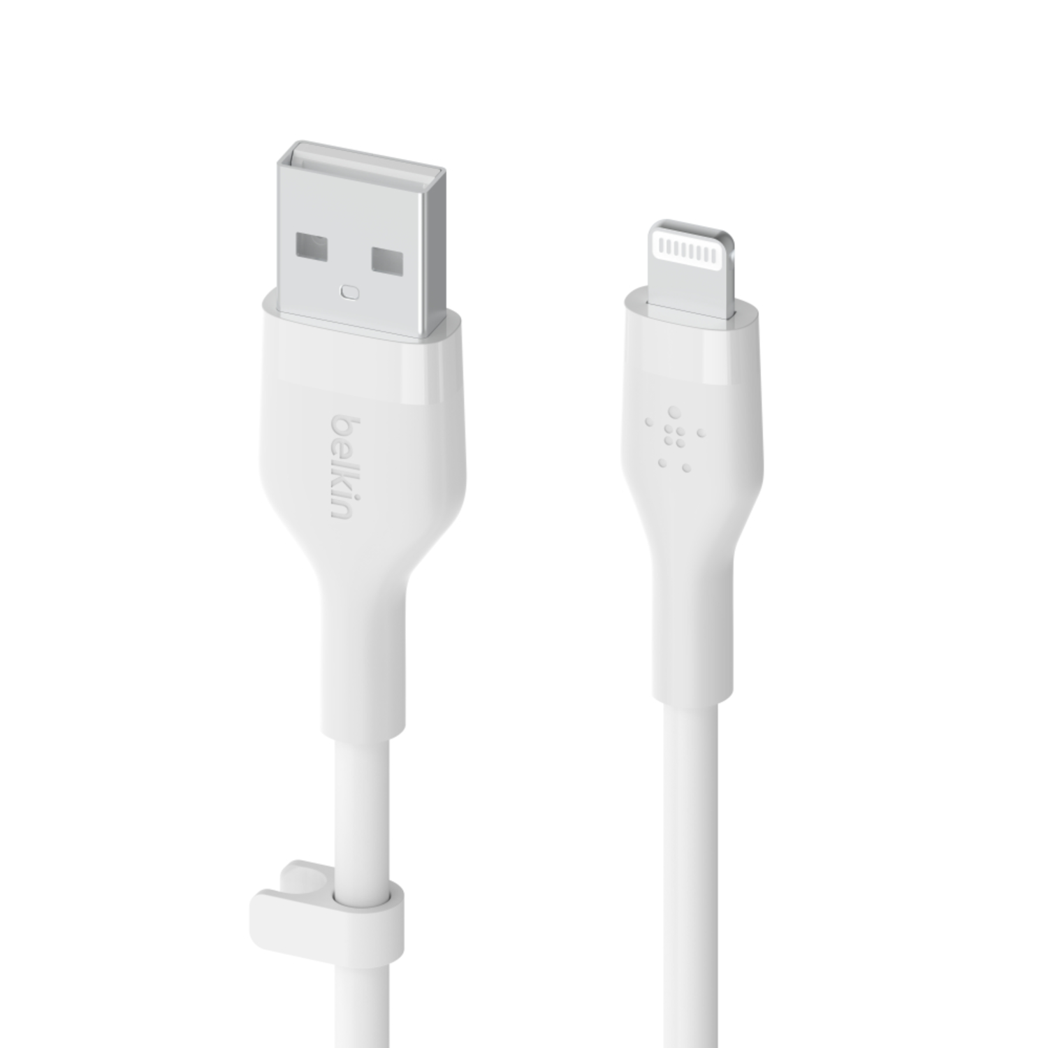 BELKIN BoostCharge USB-A-naar-Lightning Siliconen 1 m Wit