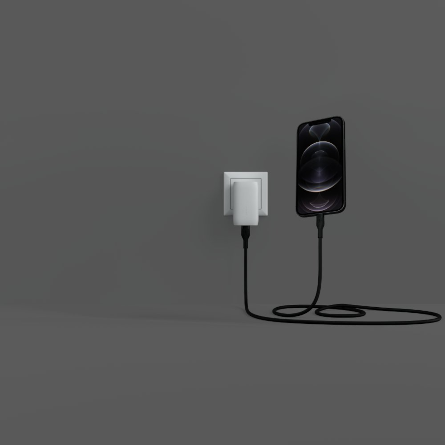BELKIN BoostCharge USB-C-naar-Lightning Siliconen 1 m Zwart