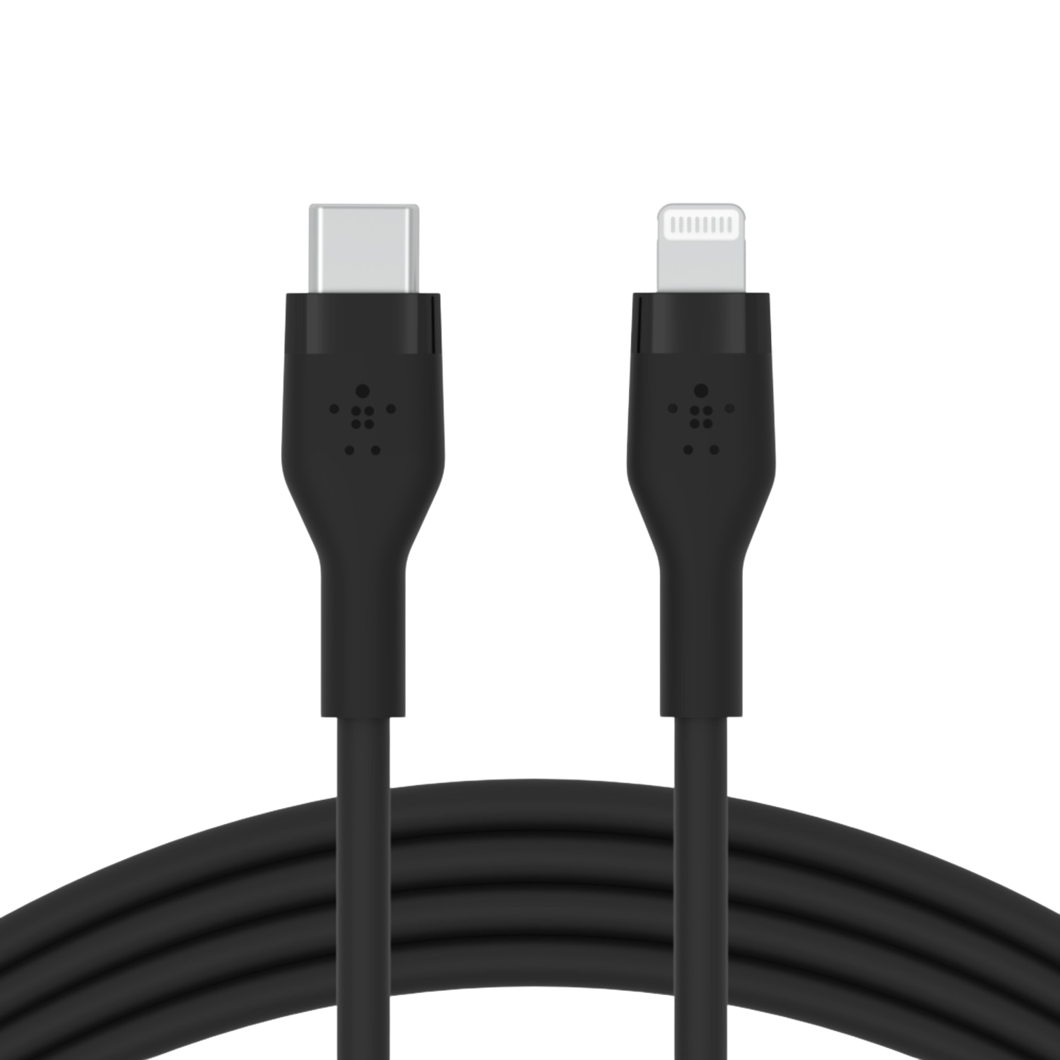 BELKIN BoostCharge USB-C-naar-Lightning Siliconen 1 m Zwart