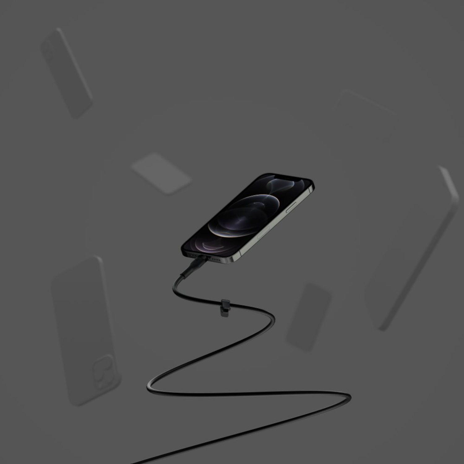 BELKIN BoostCharge USB-C-naar-Lightning Siliconen 1 m Zwart