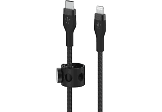 BELKIN BoostCharge USB-C-naar-Lightning Gevlochten Siliconen 1 m Zwart