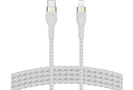BELKIN BoostCharge USB-C-naar-Lightning Gevlochten Siliconen 1 m Wit