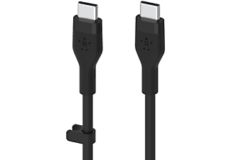 BELKIN BoostCharge USB-C-naar-USB-C 2.0 Siliconen 2 m Zwart