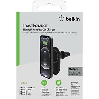 BELKIN Belkin Magsafe compatibel Wireless Car Vent Mount + Car Charger