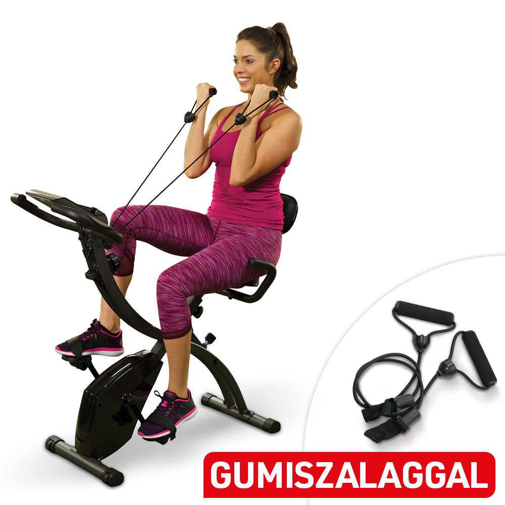 MEDIASHOP Slim Cycle szobakerékpár és fekvőkerékpár egyben, 8 pedál fokozat, 3 rúdfokozat