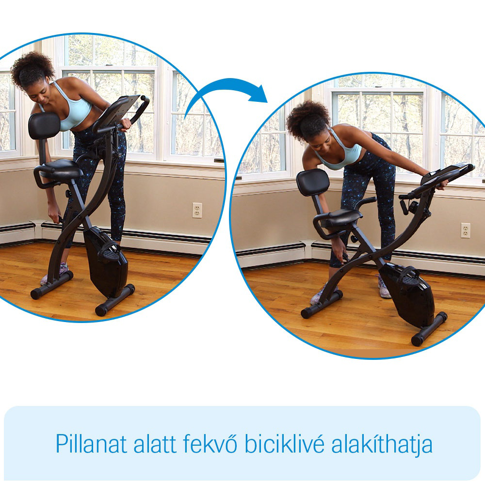 MEDIASHOP Slim Cycle szobakerékpár és fekvőkerékpár egyben, 8 pedál fokozat, 3 rúdfokozat