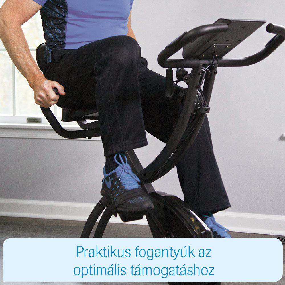 MEDIASHOP Slim Cycle szobakerékpár és fekvőkerékpár egyben, 8 pedál fokozat, 3 rúdfokozat