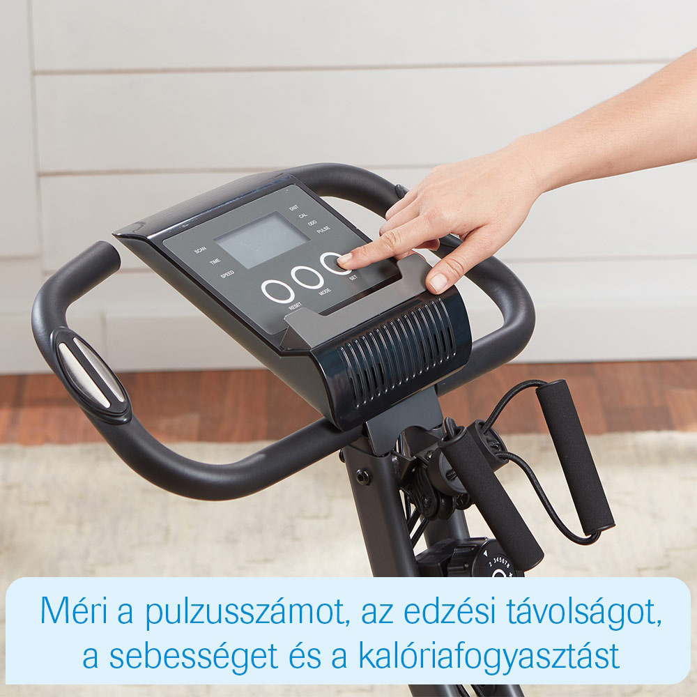MEDIASHOP Slim Cycle szobakerékpár és fekvőkerékpár egyben, 8 pedál fokozat, 3 rúdfokozat
