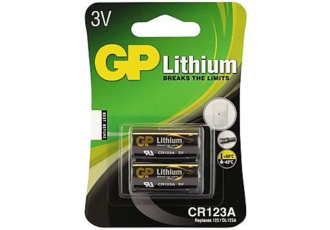 GP Lithium CR123A x2