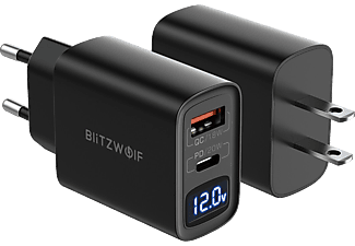 BLITZWOLF BW-S19 hálózati töltő adapter 20W, 2 portos USB PD töltő PD3.0, QC3.0 (SKUG91406 )
