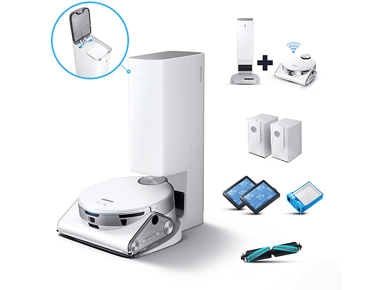 Samsung JetBot AI VR50T95735W/WA: Robot aspirapolvere con potenza da 170 W