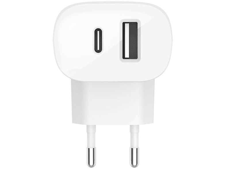 Belkin Dual Wandlader 37w - 25w Usb-c Pd Pps + 12w Usb-a