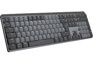 LOGITECH MX Mechanical vezeték nélküli billentyűzet, tapintható halk kapcsoló, grafit, UK Angol (920-010756)