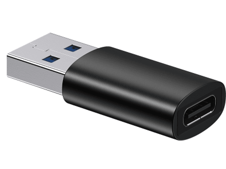 BASEUS Ingenuity Mini OTG Adaptör USB 3.1 to Type-C Dönüştürücü Siyah_1