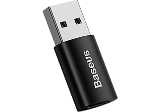 BASEUS Ingenuity Mini OTG Adaptör USB 3.1 to Type-C Dönüştürücü Siyah_0