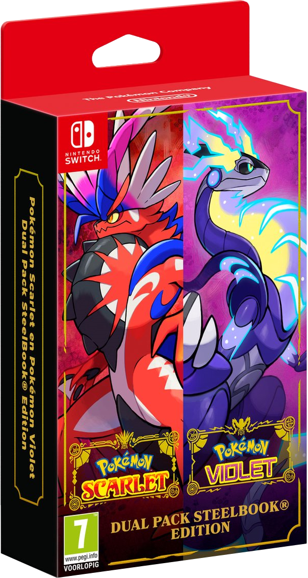 Pokémon Scarlet & Violet Steelbook Duopack Edition NL Switch