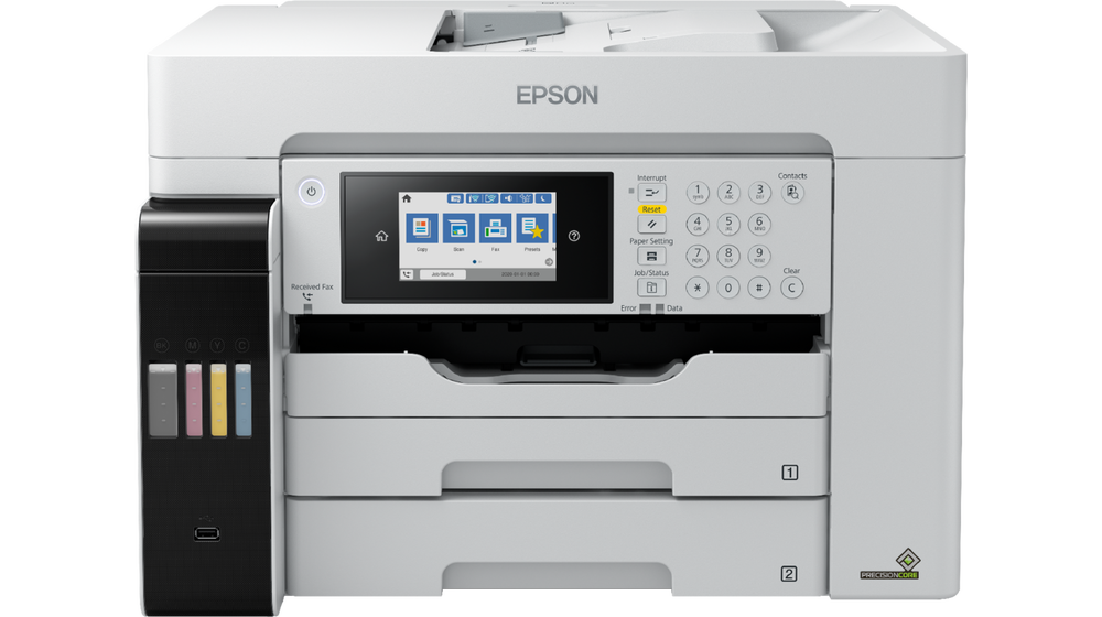 EPSON EcoTank L15180 A3 multifunkciós színes DUPLEX WiFi/LAN külső tintatartályos tintasugaras nyomtató (C11CH71406)