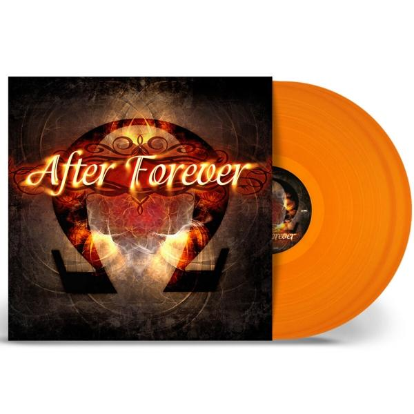 Az After Forever album borítója, album grafikával és egy narancssárga bakelit lemezzel.