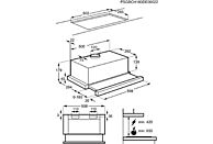 ZANUSSI Onderbouwdampkap D (ZHP60260SA)