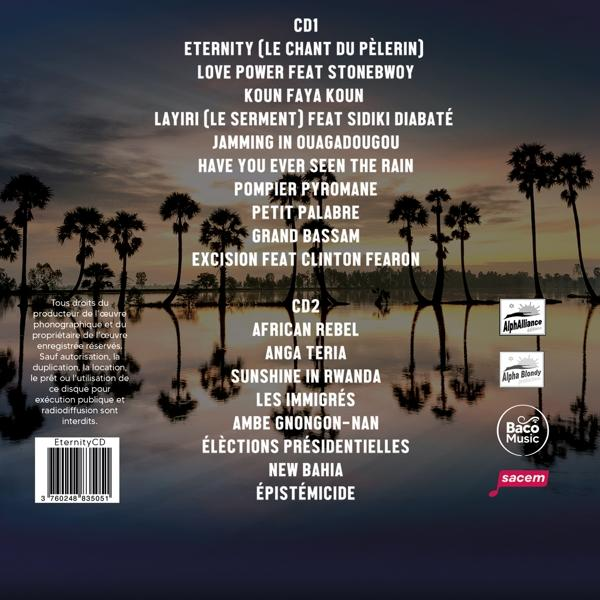 CD-Albumcover mit Text in mehreren Sprachen.