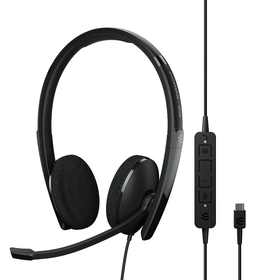 EPOS I Sennheiser C10 USB-C Communication, On-ear Headset Schwarz