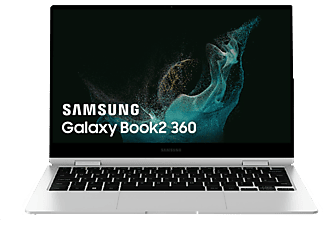 Convertible 2 en 1 - Samsung Galaxy Book2 360, 13.3"FHD, Intel® Evo™ Core™ i5-1235U, 8GB RAM, 256GB, W11H, Silver