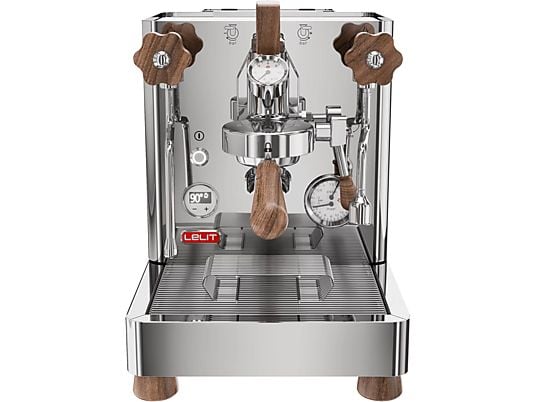LELIT Bianca PL162T-EU V3 - Macchina per espresso (acciaio inossidabile/legno di noce)