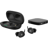 SENNHEISER TV Clear Set, In-ear Kopfhörer Schwarz