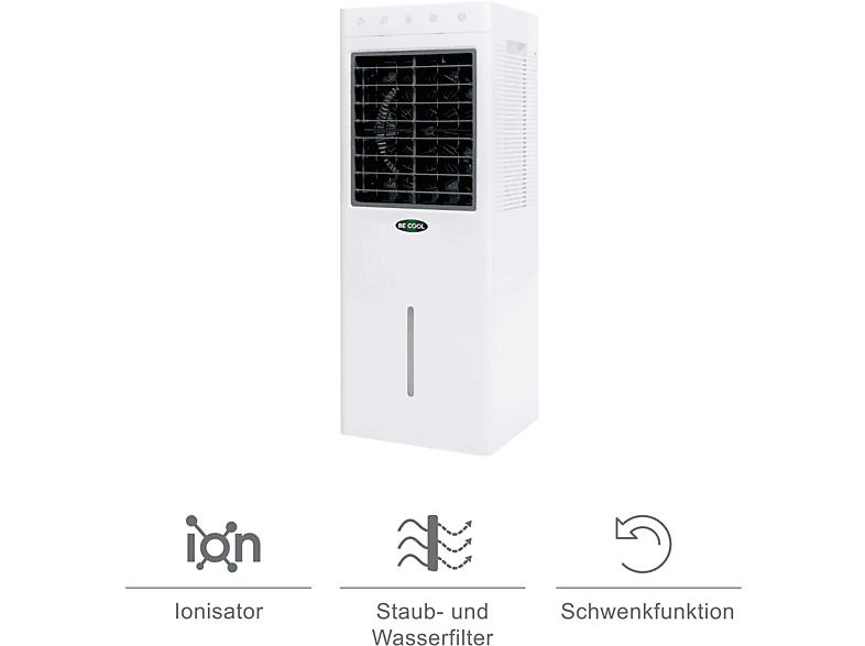 BECOOL BC9.3AC2201IKF Luftkühler Weiß/Grau (45 Watt)